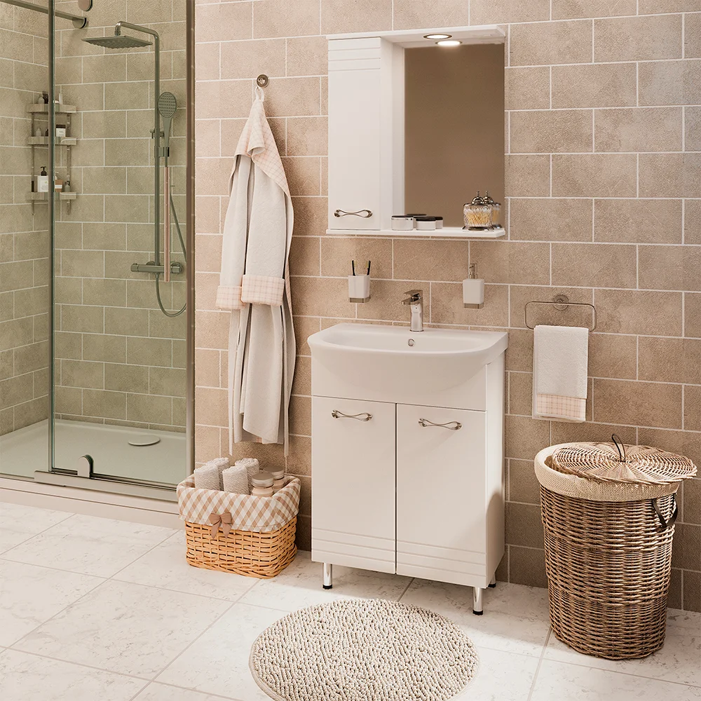 Зеркало Emmy Рио 50 L, с подсветкой от магазина ЛесКонПром.ру