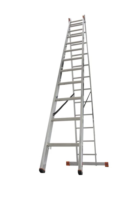 Лестница алюминиевая двухсекционная KRAUSE DUBILO 2х12 арт. 129505 от магазина ЛесКонПром.ру