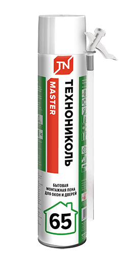 Пена ТЕХНОНИКОЛЬ MASTER 65 Бытовая от магазина ЛесКонПром.ру