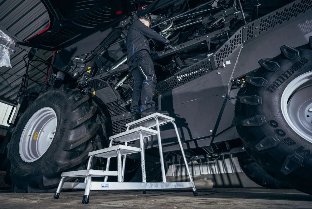 Монтажная подставка с решетчатыми ступенями STABILO 4 ступени KRAUSE арт.805348 от магазина ЛесКонПром.ру