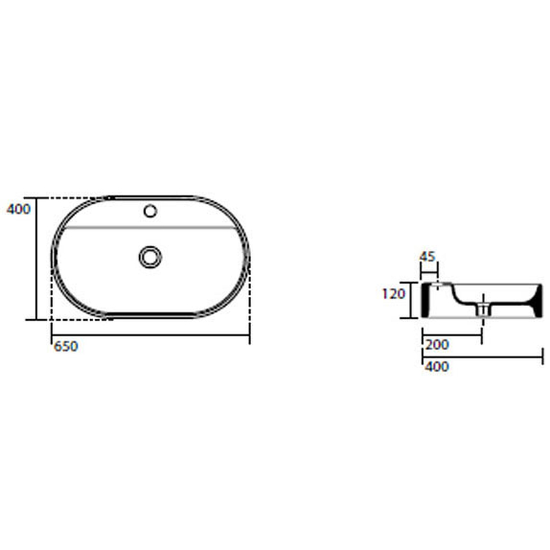 Раковина Kerasan Ciotola 65 028559*1 Grigio matt от магазина ЛесКонПром.ру