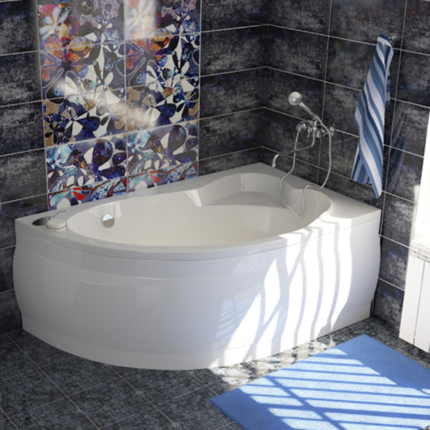 Акриловая ванна Мирсант Фанагория 170х100 см правая от магазина ЛесКонПром.ру