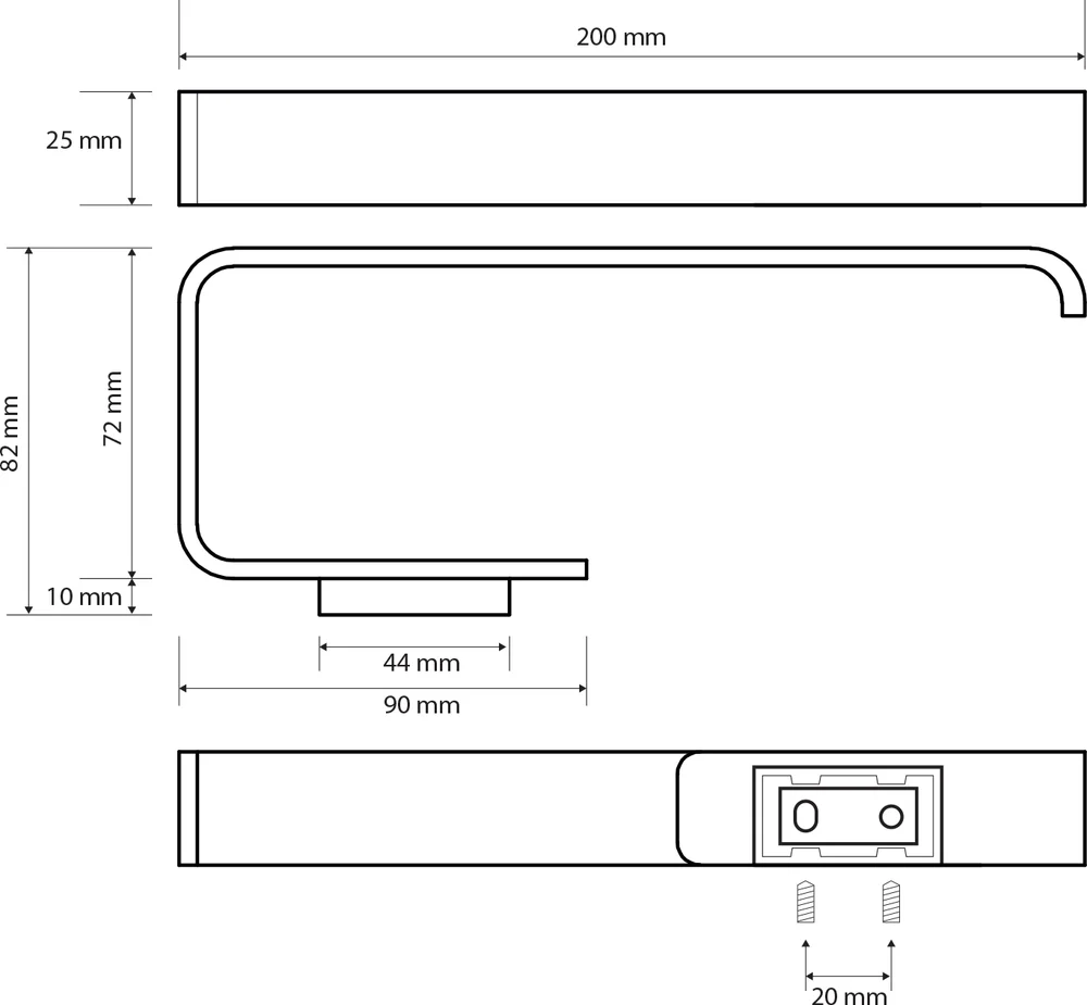 Полотенцедержатель Bemeta Solo 139104062 от магазина ЛесКонПром.ру