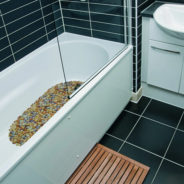 Коврик ВИЛИНА Pebble Paradise 36х69 см антискользящий от магазина ЛесКонПром.ру