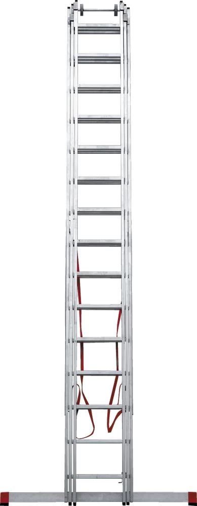 Лестница алюминиевая трехсекционная индустриальнаяНовая Высота 3x15 арт. 5230315 от магазина ЛесКонПром.ру