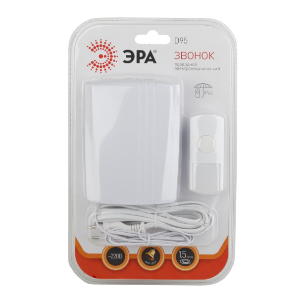 Звонок проводной электромеханический ЭРА D95 от магазина ЛесКонПром.ру