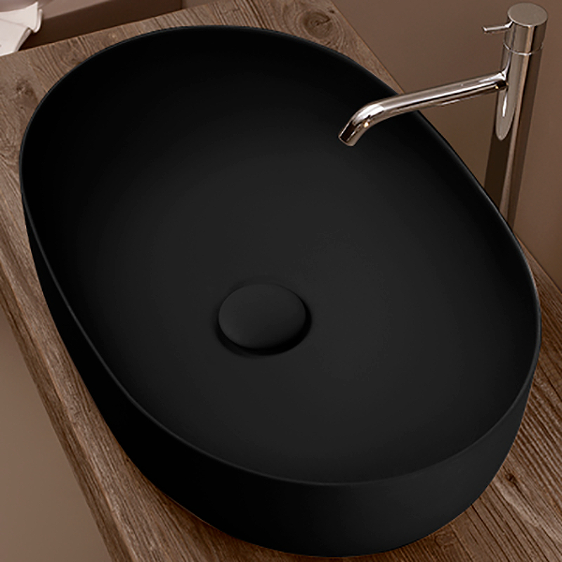 Раковина-чаша Kerasan Nolita 60 534331 Черная матовая от магазина ЛесКонПром.ру