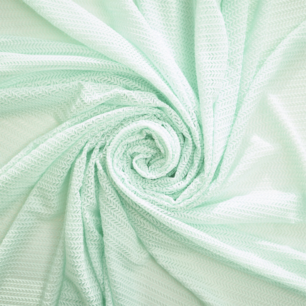 Штора-тюль Волна 150х260 см мятная от магазина ЛесКонПром.ру