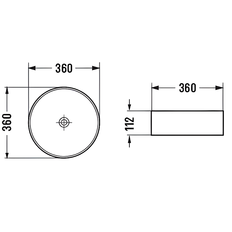 Раковина-чаша Comforty 36 GL10 00-00012244 Черная от магазина ЛесКонПром.ру
