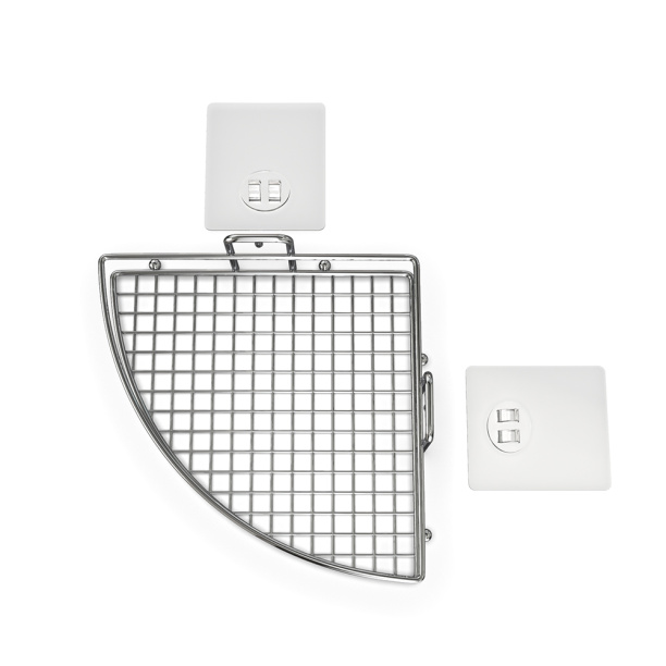 Полка сетчатая Kleber Light 1-ярусная угловая от магазина ЛесКонПром.ру