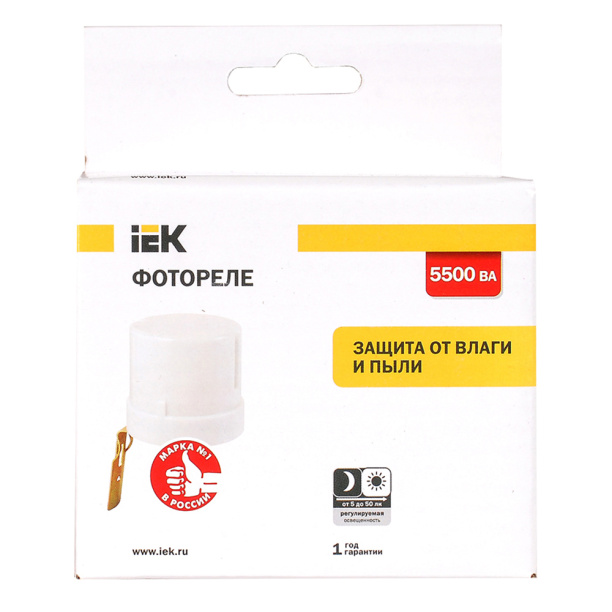 Фотореле IEK 5500 ВА от магазина ЛесКонПром.ру