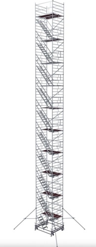 ВЫШКА МОДУЛЬНАЯ АЛЮМИНИЕВАЯ megal -BMA1400/21 С ЛЕСТНИЦЕЙ от магазина ЛесКонПром.ру