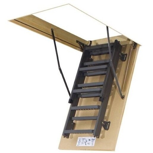 Чeрдачная лестница Fakro 70х120х280 см LMS от магазина ЛесКонПром.ру