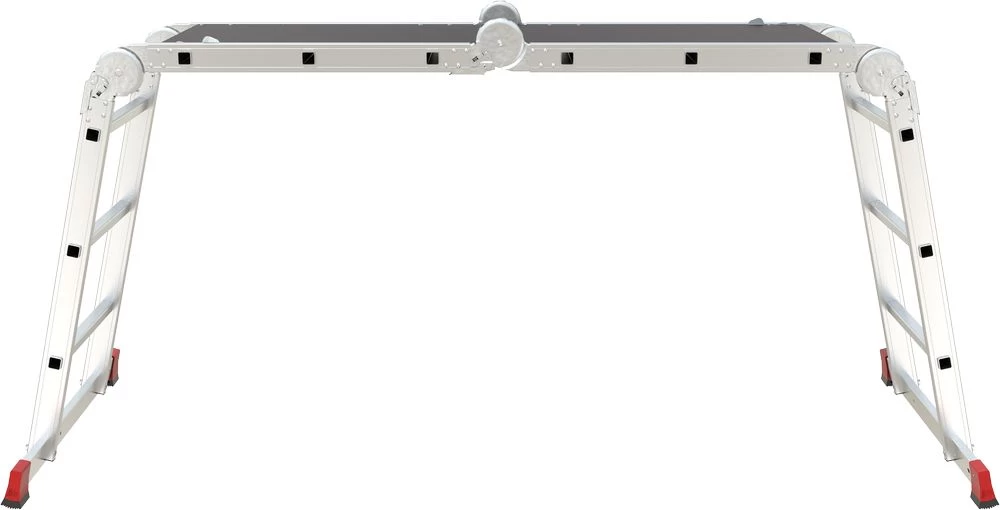 Профессиональная алюминиевая лестница-трансформер с помостом, ширина 500 мм NV3331 НОВАЯ ВЫСОТА 4Х3 арт.3331403 от магазина ЛесКонПром.ру
