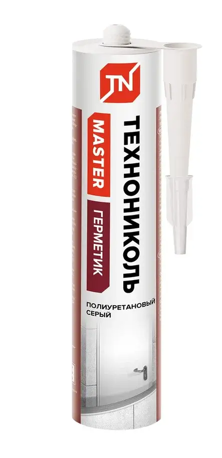 Герметик ТЕХНОНИКОЛЬ ПУ MASTER серый 310 мл от магазина ЛесКонПром.ру