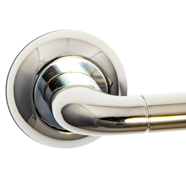 Ручки дверные NEODECO LA-728 никель от магазина ЛесКонПром.ру