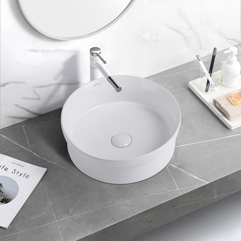 Раковина-чаша Abber Bequem 40 AC2103 Белая от магазина ЛесКонПром.ру