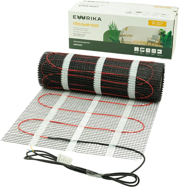 Теплый пол EWRIKA MAT EWR 150-1 самоклеящийся от магазина ЛесКонПром.ру