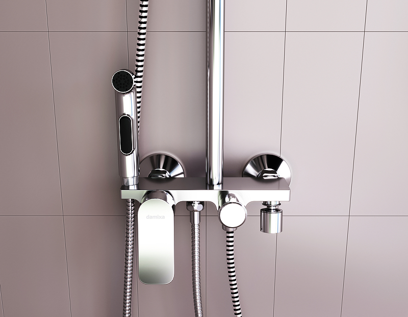 Душевая система Damixa Apollo DX220910000 Хром от магазина ЛесКонПром.ру