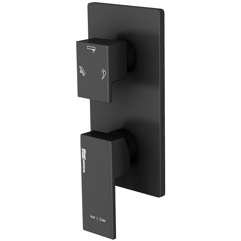 Душевая система WasserKRAFT A16162 Черная матовая от магазина ЛесКонПром.ру