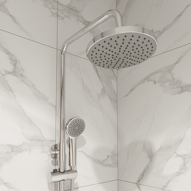 Душевая система Milardo Simp SIMSB1FM89 Хром от магазина ЛесКонПром.ру