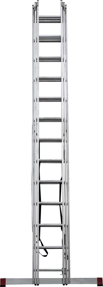 Лестница алюминиевая трехсекционная Новая Высота 3x13 арт. 1230313 от магазина ЛесКонПром.ру
