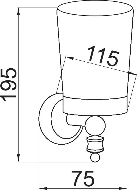 Стакан Boheme Palazzo 10104 от магазина ЛесКонПром.ру