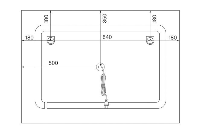 Зеркало с подсветкой IDDIS Zodiac 80548797 от магазина ЛесКонПром.ру