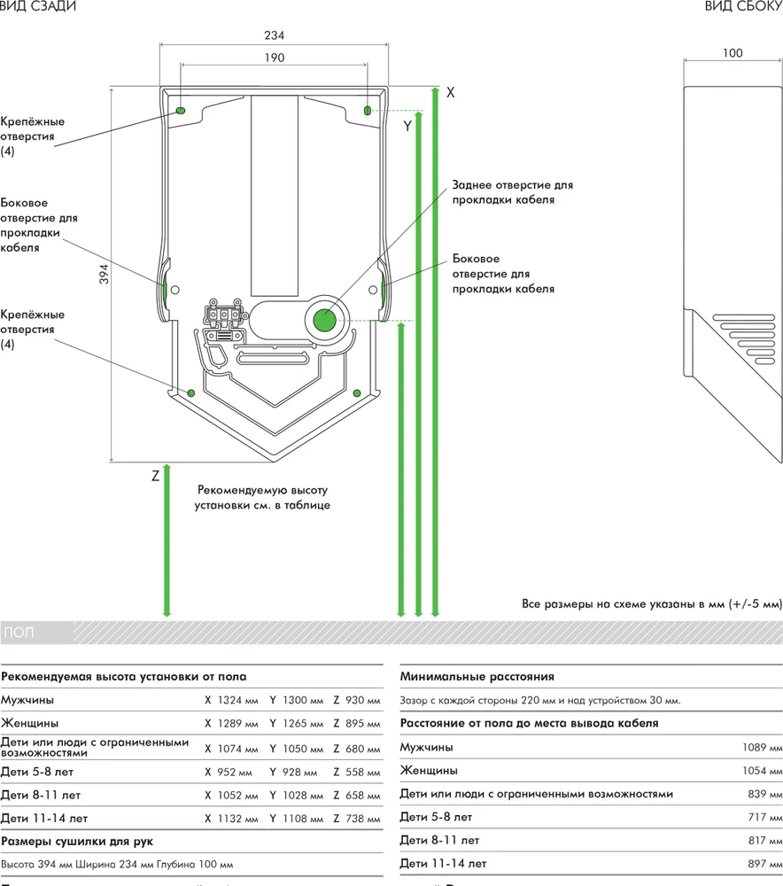 Сушилка для рук Dyson Airblade V HU02 White от магазина ЛесКонПром.ру