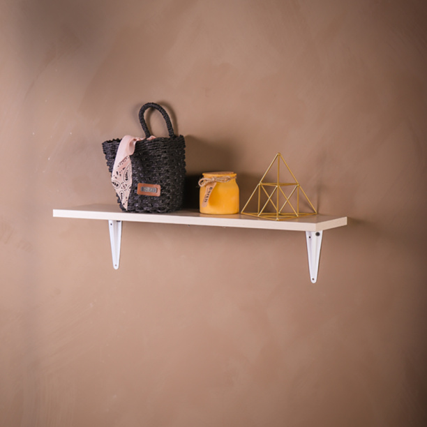 Кронштейн Практик125х100 мм белый от магазина ЛесКонПром.ру