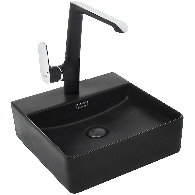 Раковина WeltWasser Elbach 2177 MB 42 10000004507 Черная матовая от магазина ЛесКонПром.ру