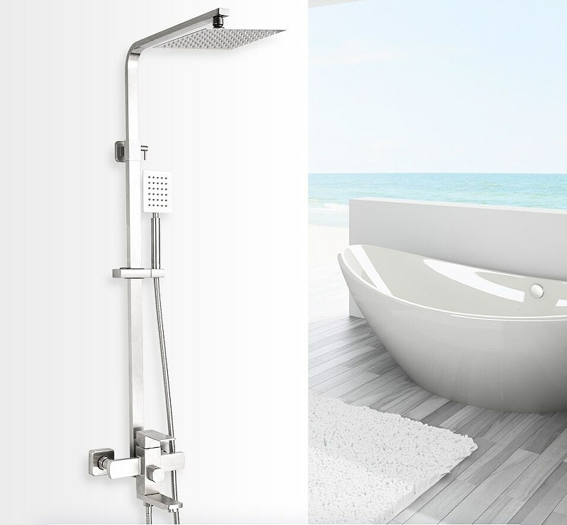 Душевая система Frap F2421 Нержавеющая сталь от магазина ЛесКонПром.ру