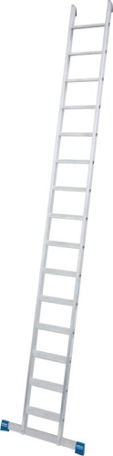 Лестница алюминиевая односекционная  с ступенями KRAUSE STABILO 15 ступ арт. 134745 от магазина ЛесКонПром.ру