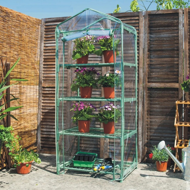 Парник для балкона 69х49х160 см 4 полки от магазина ЛесКонПром.ру