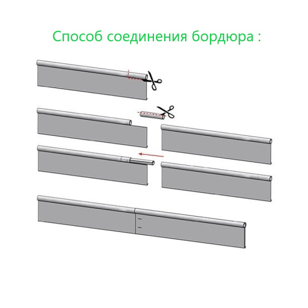 Бордюр Канта h10 см коричневый от магазина ЛесКонПром.ру