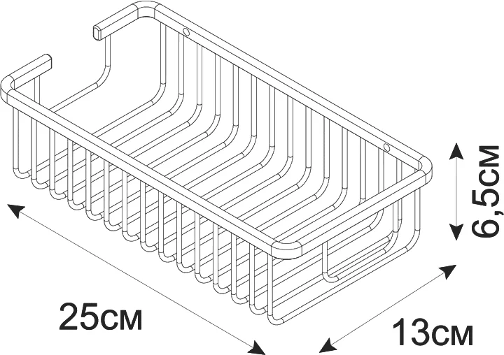 Полка Fixsen Hotel FX-31050A черная от магазина ЛесКонПром.ру