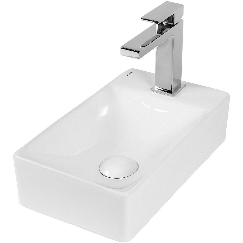 Раковина Bond 38 R S12-380R Белая глянцевая от магазина ЛесКонПром.ру