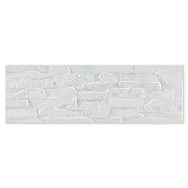 Керамогранит для фасада Кэнон Бланко 17х52 см от магазина ЛесКонПром.ру