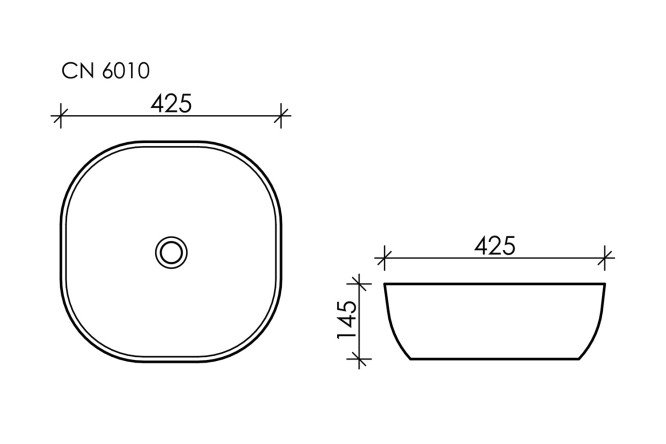 Умывальник накладной Element 80551272 от магазина ЛесКонПром.ру