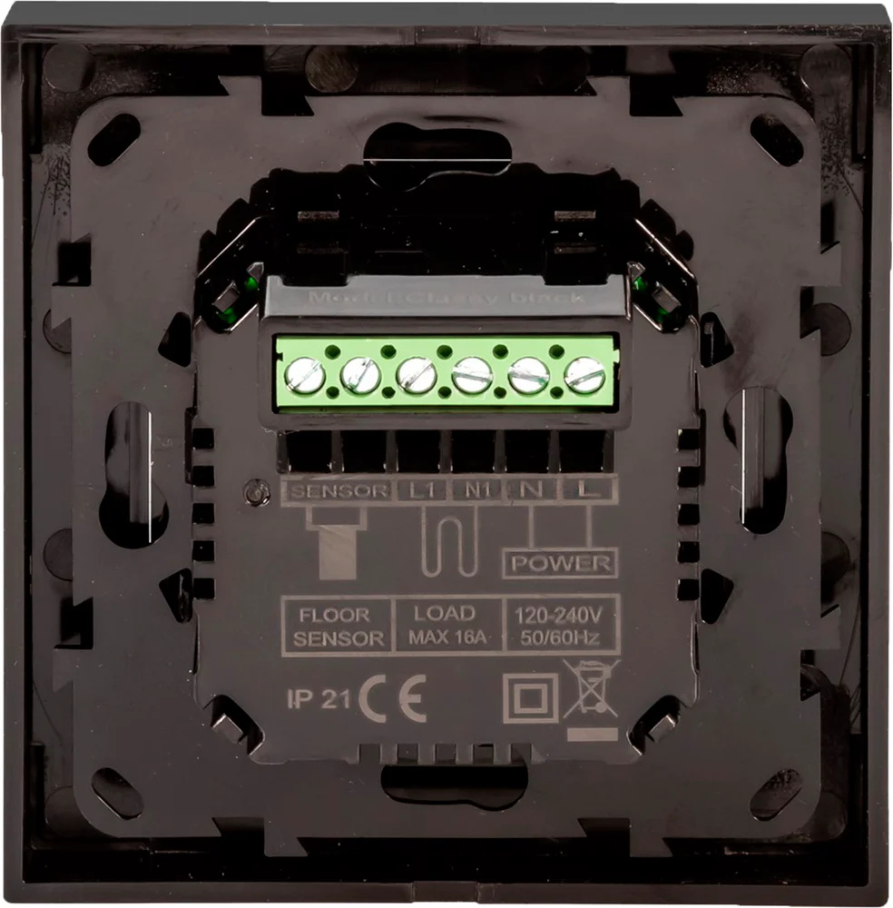 Терморегулятор Деви Classy черный от магазина ЛесКонПром.ру