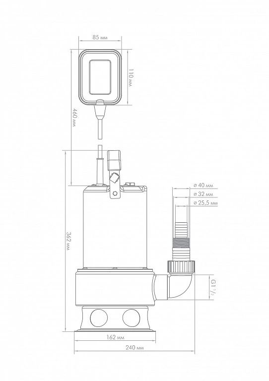«ФЕКАЛЬНИК» 200/7 Н в Москве от магазина ЛесКонПром.ру