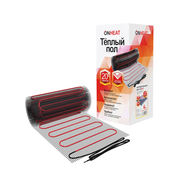 Мат нагревательный ONHEAT 6 м2 960 Вт от магазина ЛесКонПром.ру