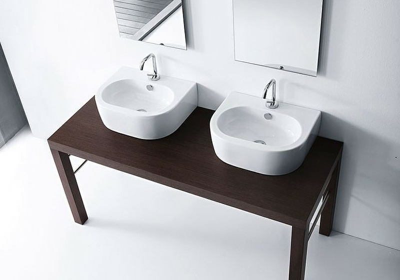 Раковина Kerasan Flo 60 314201*1 Белая от магазина ЛесКонПром.ру