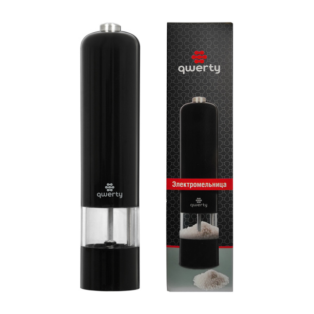 Перцемолка электрическая 5х23 см черная от магазина ЛесКонПром.ру