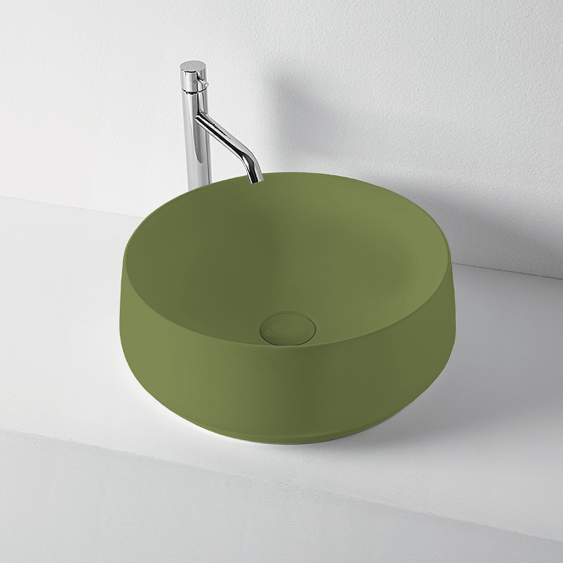 Раковина-чаша Kerasan F10 43 460411 Зеленая матовая от магазина ЛесКонПром.ру