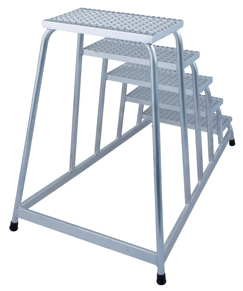 Монтажная подставка с решетчатыми ступенями STABILO 5 ступеней KRAUSE арт.805355 от магазина ЛесКонПром.ру