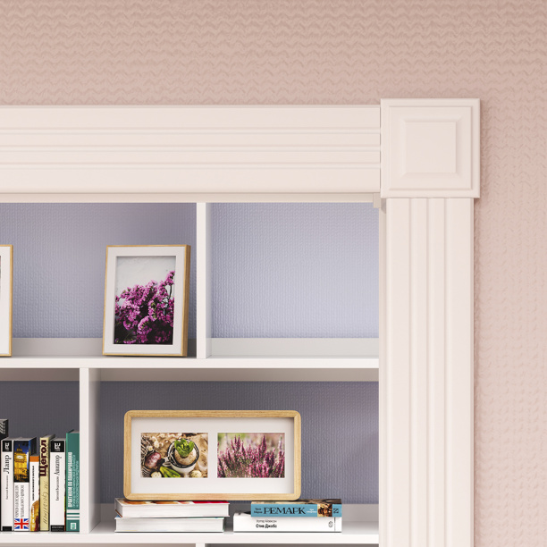 Арка ламинированная Квадро малая Белая от магазина ЛесКонПром.ру