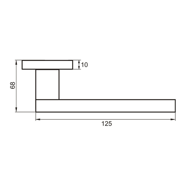 Дверные ручки PUERTO 514-03 черные от магазина ЛесКонПром.ру