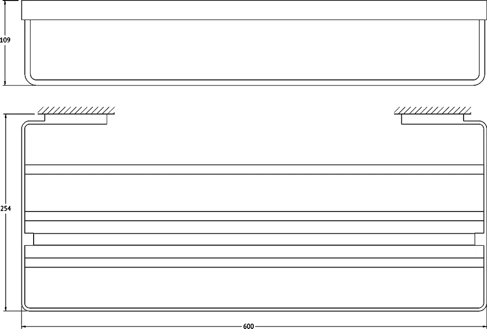 Полка Artwelle Regen 838160A от магазина ЛесКонПром.ру