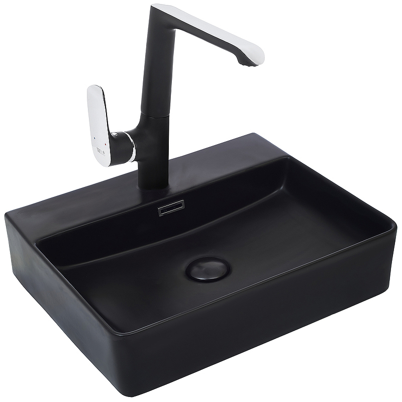 Раковина WeltWasser Elbach 21733 MB 50 10000004505 Черная матовая от магазина ЛесКонПром.ру